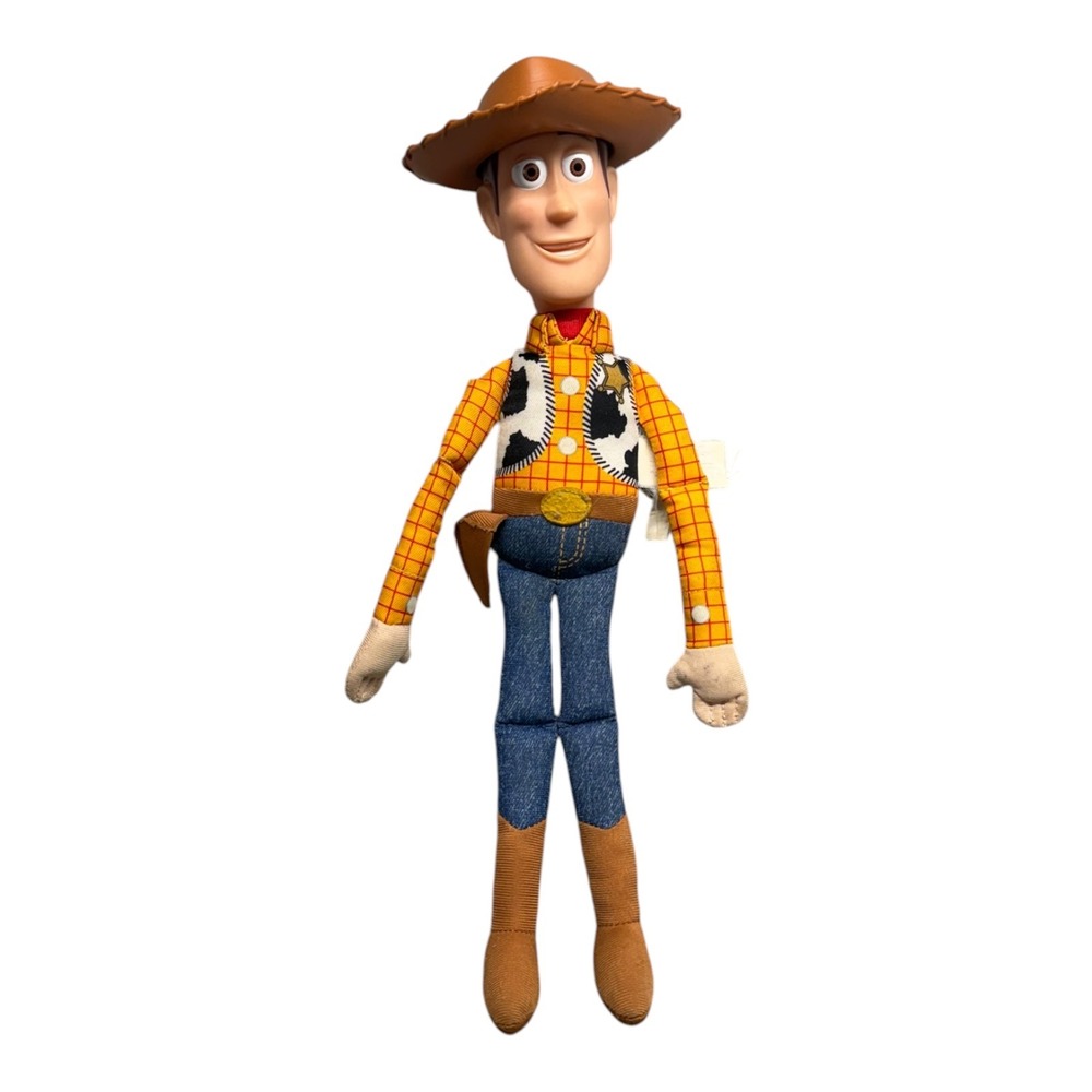 Disney Pixar Toy Story Woody Plush Figure with Removable Hat 16 Inch Cowboy